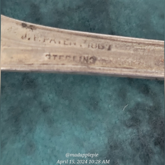 1867 Tiffany & Company/ John Polhamus Spoon Ring in Sterling Silver Luxury #50 - Picture 15 of 17